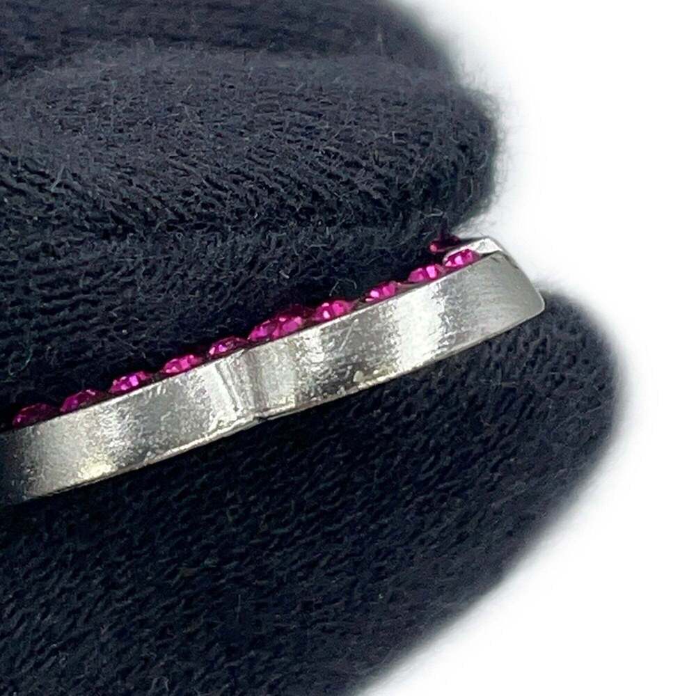 CHANEL Authentic Pink Logo Brooch - Picture 6 of 8